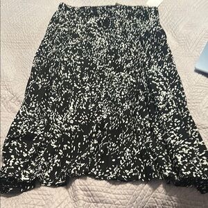 Halogen Black and White Pencil Skirt